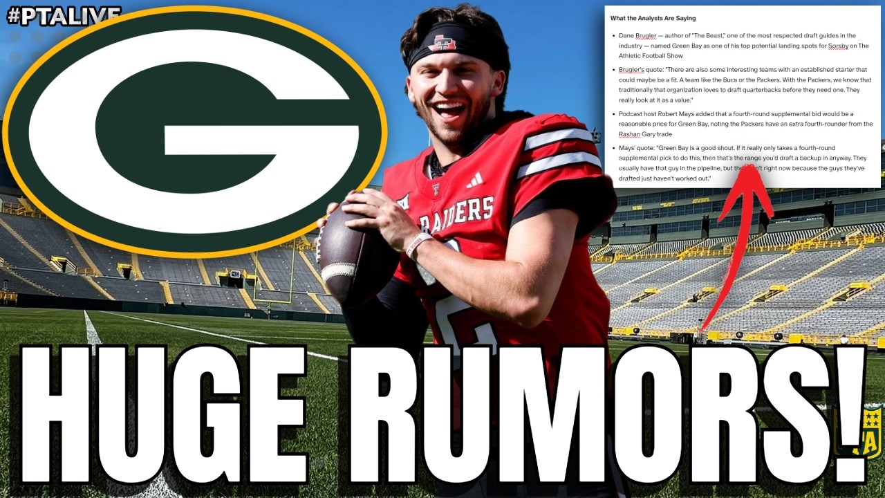 🚨 Packers Linked to Controversial QB Brendan Sorsby? 🤔 Is Gutekunst Going  For It?