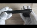 Vidéo: Poignée de porte noire LIRA