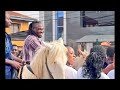 FAITH INTRODUCE JOANNA TO HIS GRAND PA THE KING | DR FAITH CHECKING THE PEOPLE AT HIS HOMECOMING
