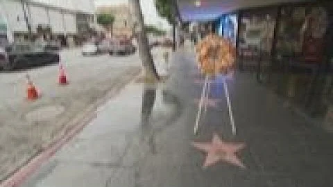 Flowers placed for Anita Pointer and Fred White on...