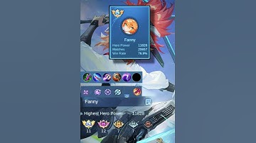 Fanny Top1 Global builds and emblem 2024 #viral #mlbb