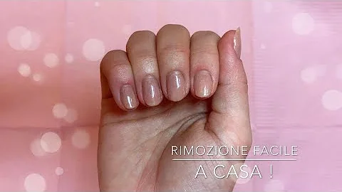 Come togliere le unghie in gel a casa?