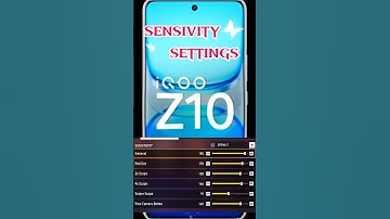 IQOO Z10 sensivity free fire 📲 sensivity settings Iqoo z10 5g #sensitivity #iqooz10 #shorts #dpi