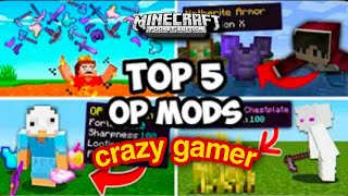 Top 5 Op loot mods for Minecraft Pocket Edition | Top 5 best mods for Minecraft pe | CRAZY GAMER screenshot 5