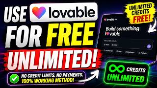 How I Use Lovable for FREE Every Day | No Credit Limits! screenshot 5