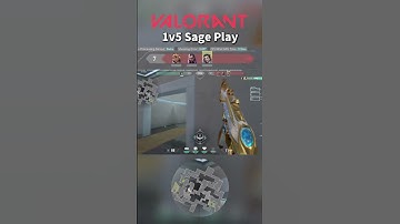 Sage 1v5 Play #valorant #valorantclips #gaming #valorantgaming #valo