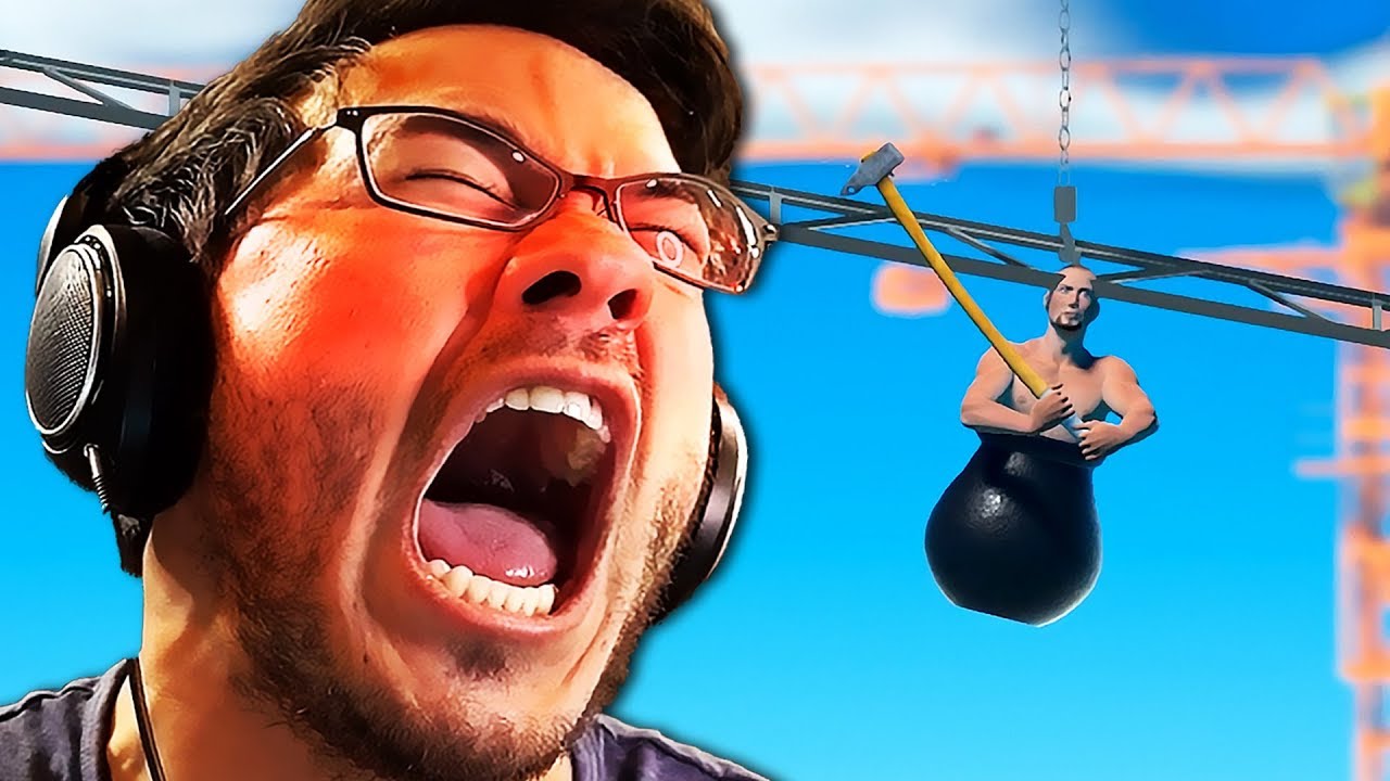 ⁣I LITERALLY THROW A CHAIR IN RAGE | Getting Over It - Part 1