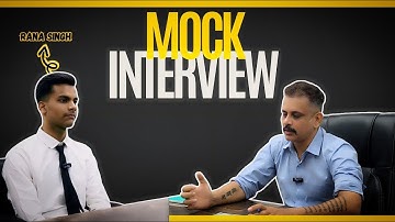 Mock Interview Series S04 E03 || RANA SINGH, preparing for Feb 2026 batch | #imucet #motivation