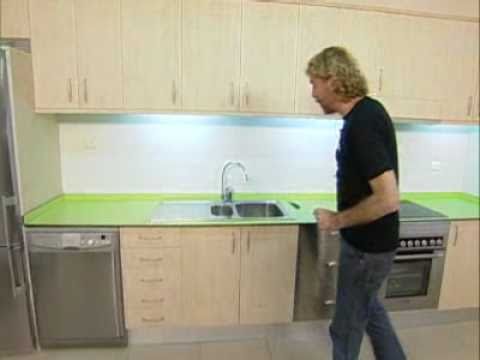 BricomanÃa: nueva encimera de cocina youtube Mesones en porcelanato de cocina