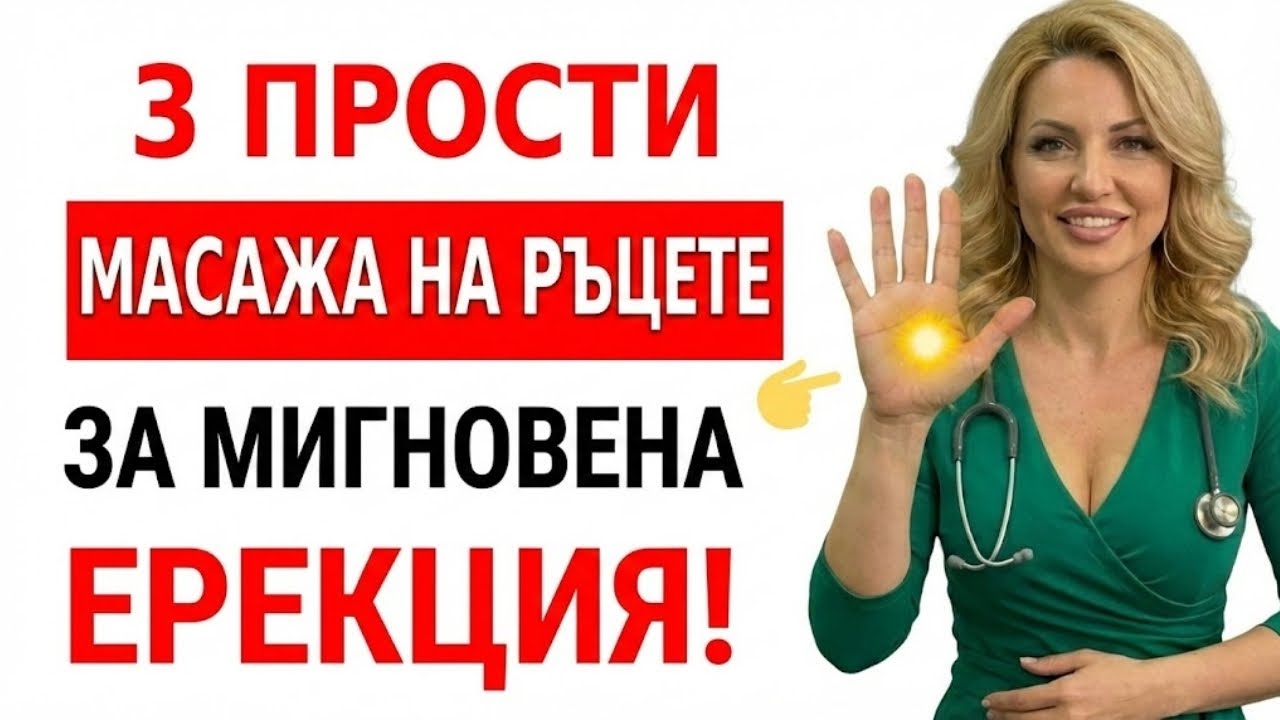 3 МОЩНИ точки на ръката за утринна виталност след 60 | Д-р Георгиева