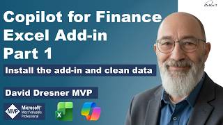 Copilot for Finance in Excel - Part 1: Install the Add-in and Clean Financial Data