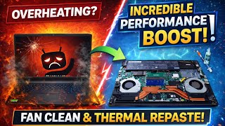 Laptop Cleaning Full Process | Lenovo IdeaPad Gaming 3 full cleaning and service.