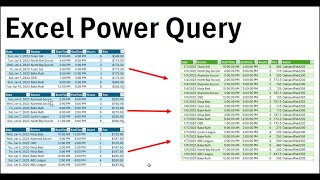 Create Excel Master Table from Sub-Tables Using Power Query. Excel Magic Trick 1834