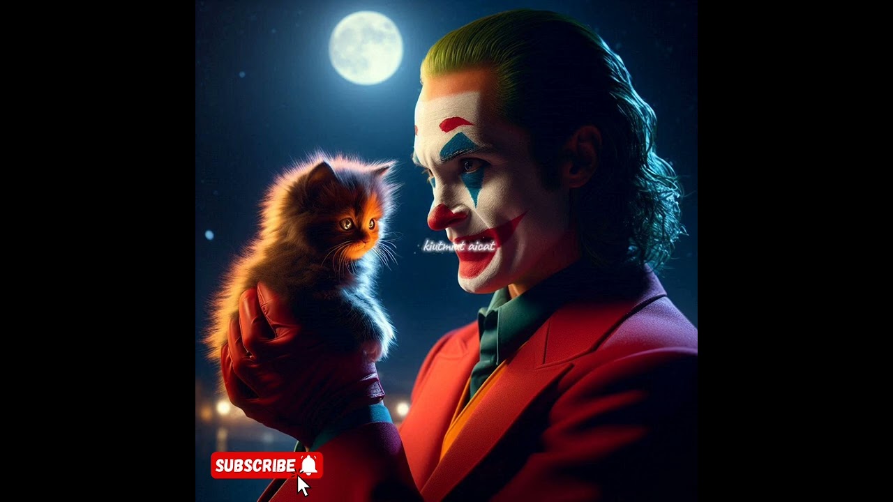 Part 1-Spooky Night Turns Hilarious: The Joker, a Calico Kitten, and a Mysterious Black Horse 