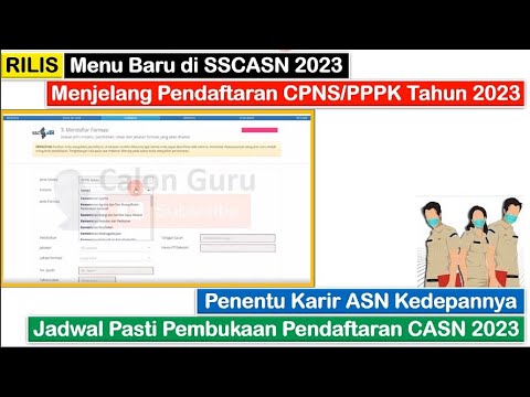 RILIS Menu Baru Akun SSCASN 2023 saat Memilih Formasi CPNS dan PPPK Tahun 2023 di sscasn.bkn.go.id