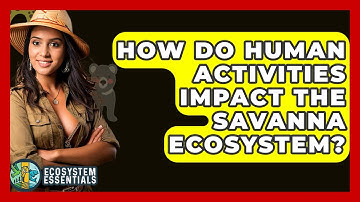 How Do Human Activities Impact The Savanna Ecosystem? - Ecosystem Essentials