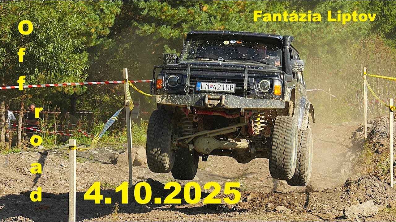 4x4 OFF ROAD Fantázia Liptov 04.10.2025 в эту субботу насладитесь приключением в зоне FANTAZIA LI...