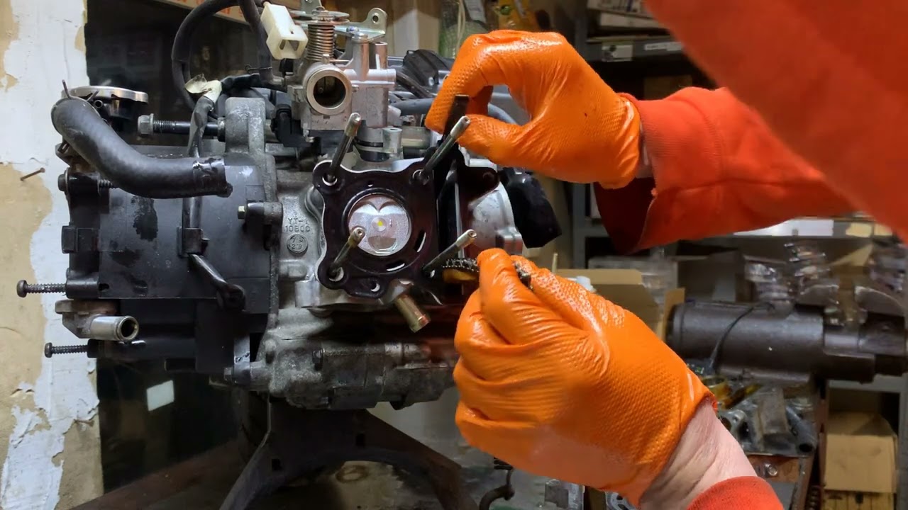 Замена поршневой Yamaha BWS 50 GEAR 50 VOX 50