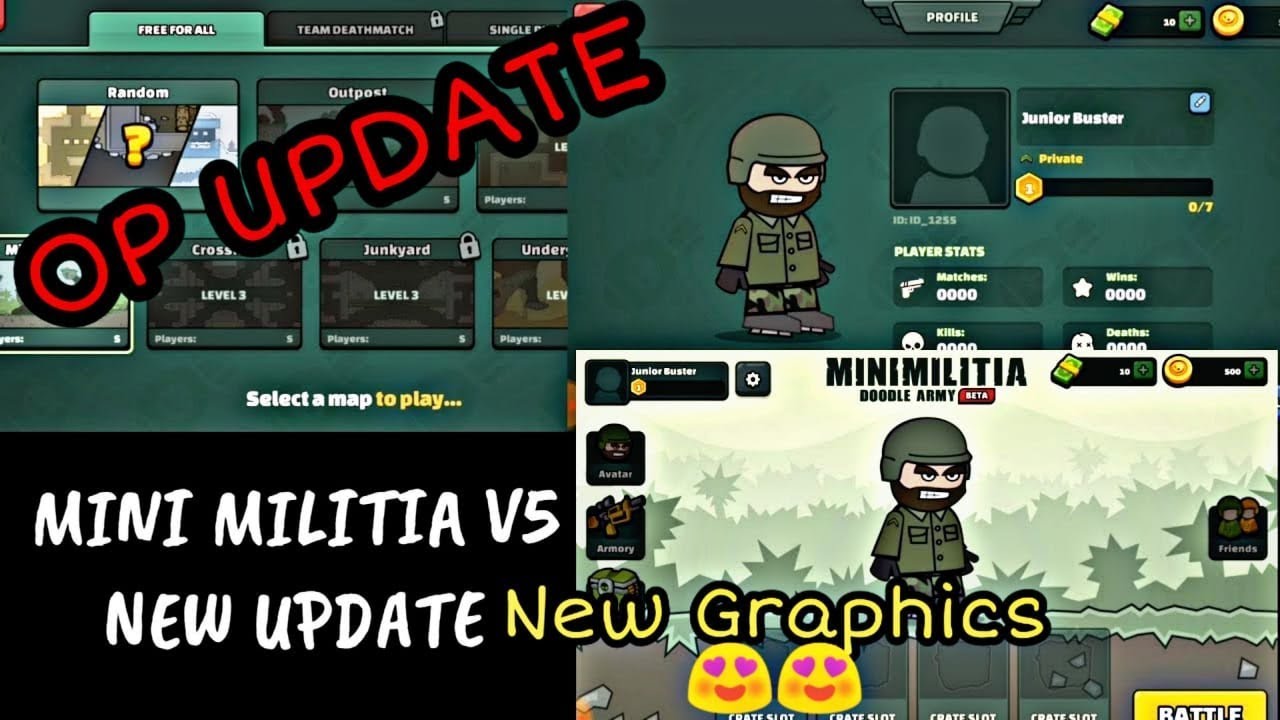 Mini Militia New OP Beta Update | Don't Know How To Play there ðŸ˜… | Purane  mai hi aajao ðŸ˜‚ - 