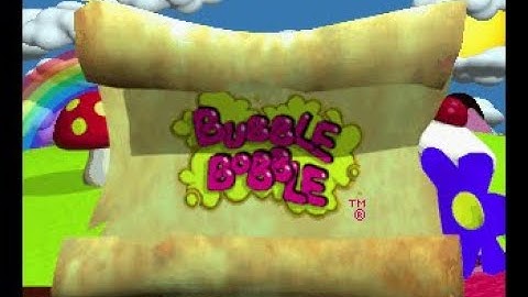 Bubble Bobble featuring Rainbow Islands (PSX) - Intro