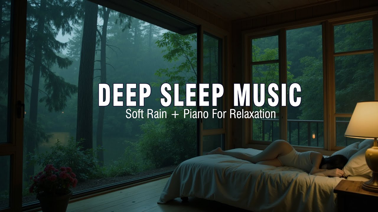 Relaxing Sleep Music For Fall Asleep Fast + Insomnia | Soft Piano With ...