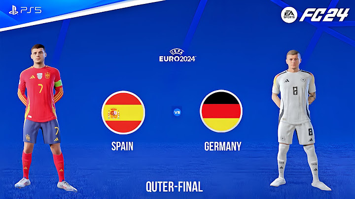 FC 24 - Spain vs Germany | UEFA EURO 2024 Quarter-Finals Full Match Gameplay | PS5™ [FHD]