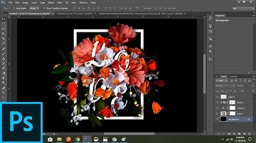 Create a Floral Typography Text Effect in Photoshop | Photoshop CS6