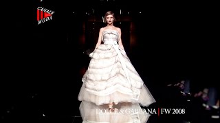 DOLCE&GABBANA Fall Winter 2008 Milan 4K - Canale Moda