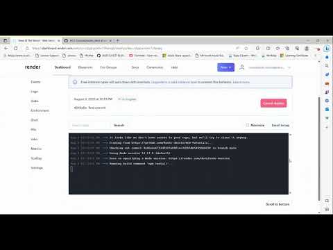 Host Your Website for Free on Render