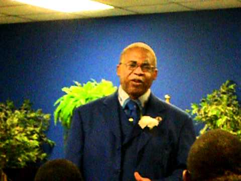 Pastor Columbus O'Banner Jr. of Mount Moriah Church, Magee, MS