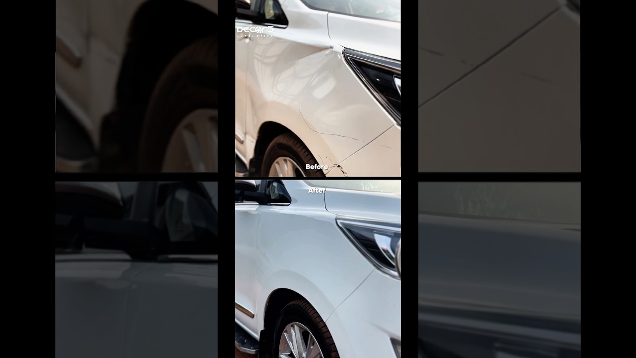 INNOVA CRYSTA 4 PANEL DENT REPAIRING AND PAINTING WORK 