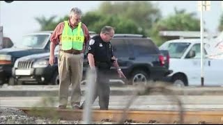 Raw Video:  Pedestrian Killed by Train