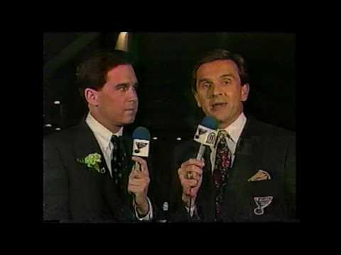 St Louis Blues Bernie Federko Jersey Retirement - KPLR 3/16/91 (partial)