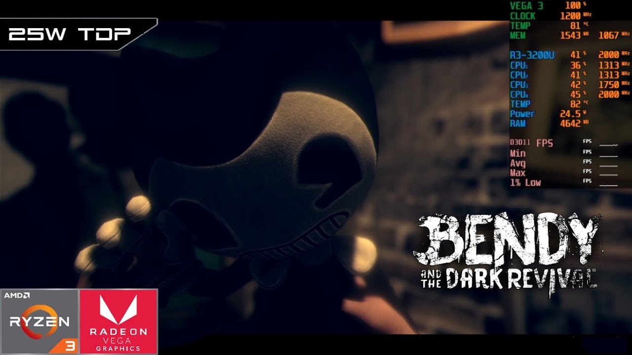 BENDY AND THE DARK REVIVAL / RYZEN 5 5600G / RX 5500 XT 8GB / TESTING IN  1080P HIGH ! 