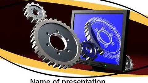 3D Design PowerPoint Template by PoweredTemplate.com