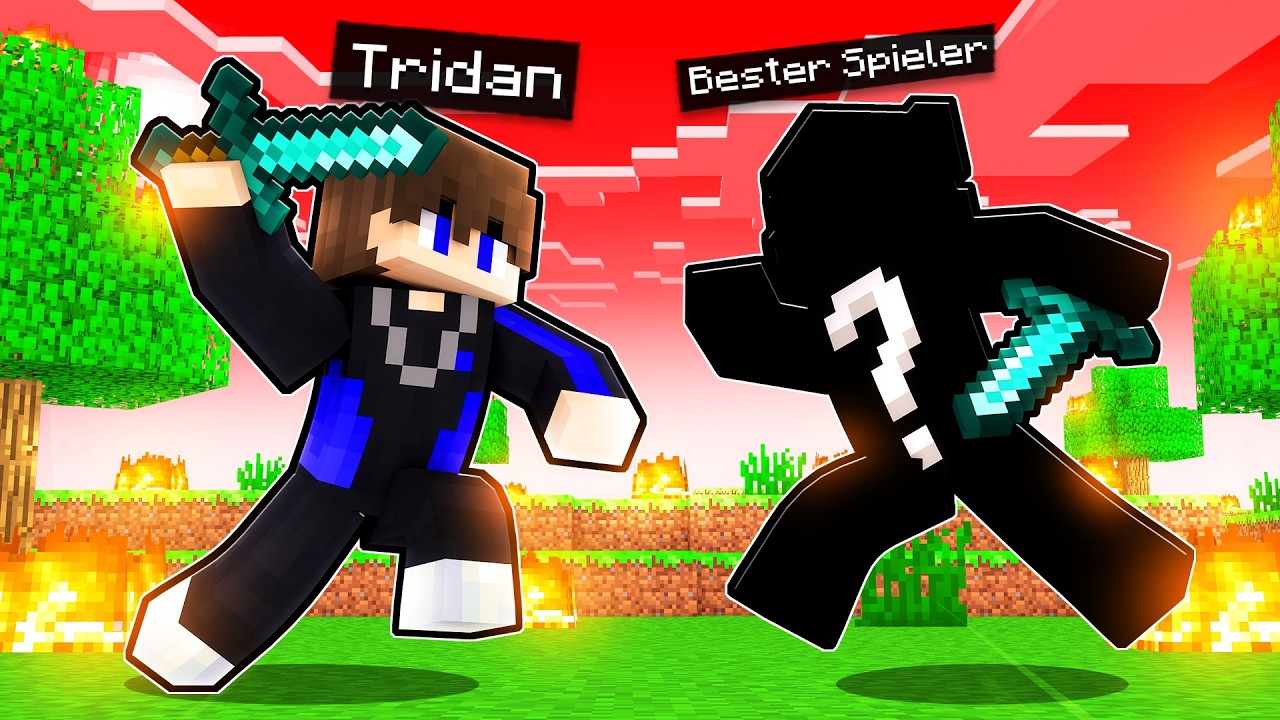 1v1 gegen BESTEN SPIELER aus MINECRAFT ALARM!?😱