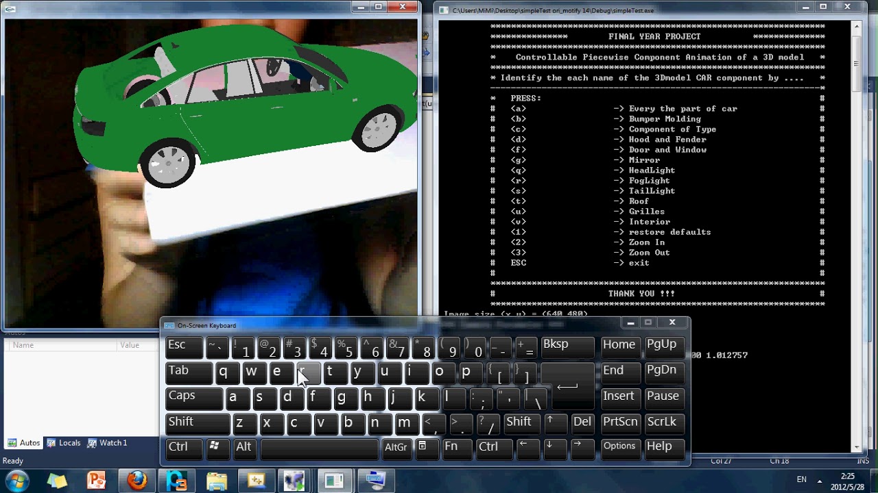 3D interacation in AR