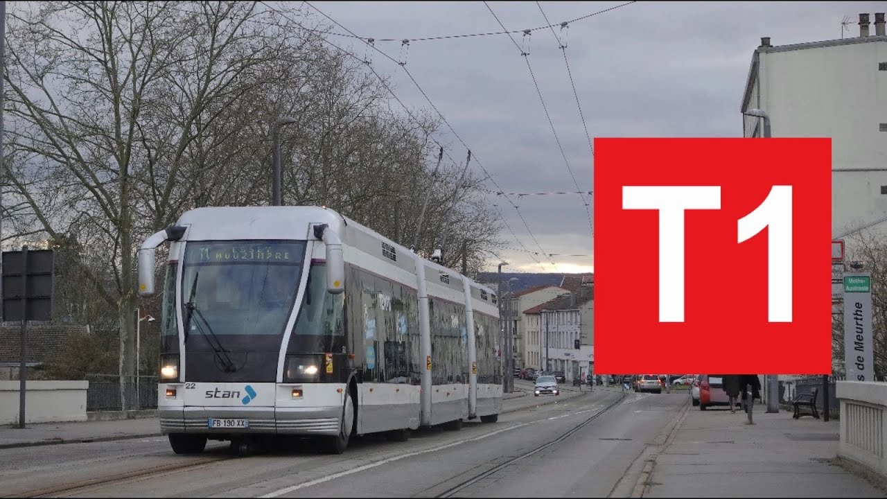 Bombardier TVR N°22 - Ligne Tempo 1 entre Essey Mouzimpré et St-Georges - Réseau STAN - Nancy