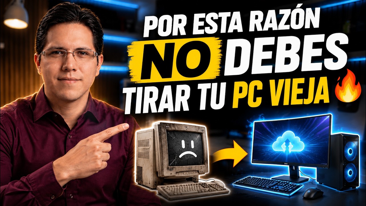 Por Esta Razón NO Debes Tirar Tu PC Vieja 🔥