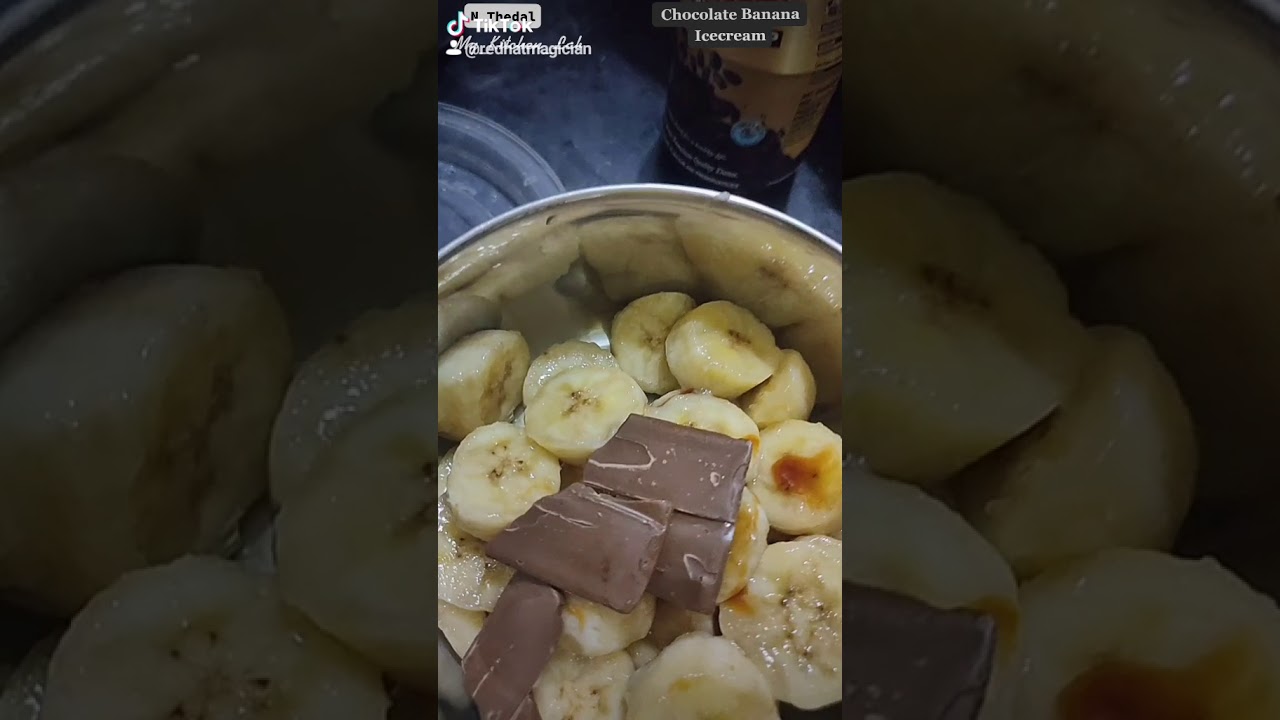 Chocolate Banana Icecream | My_Kitchen_Lab | N Thedal