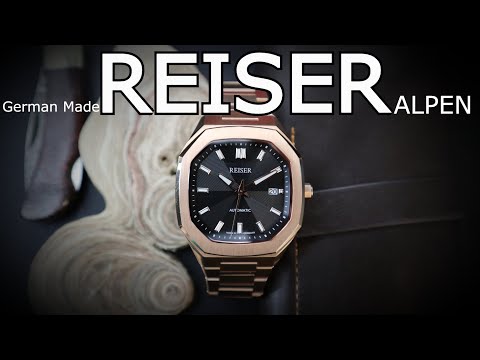 REISER Alpen Date A High Quality German Made Automatic Integrated Bracelet Watch German Microbrand
