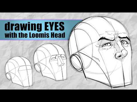 How to Draw Eyes on a Loomis Head with Expression