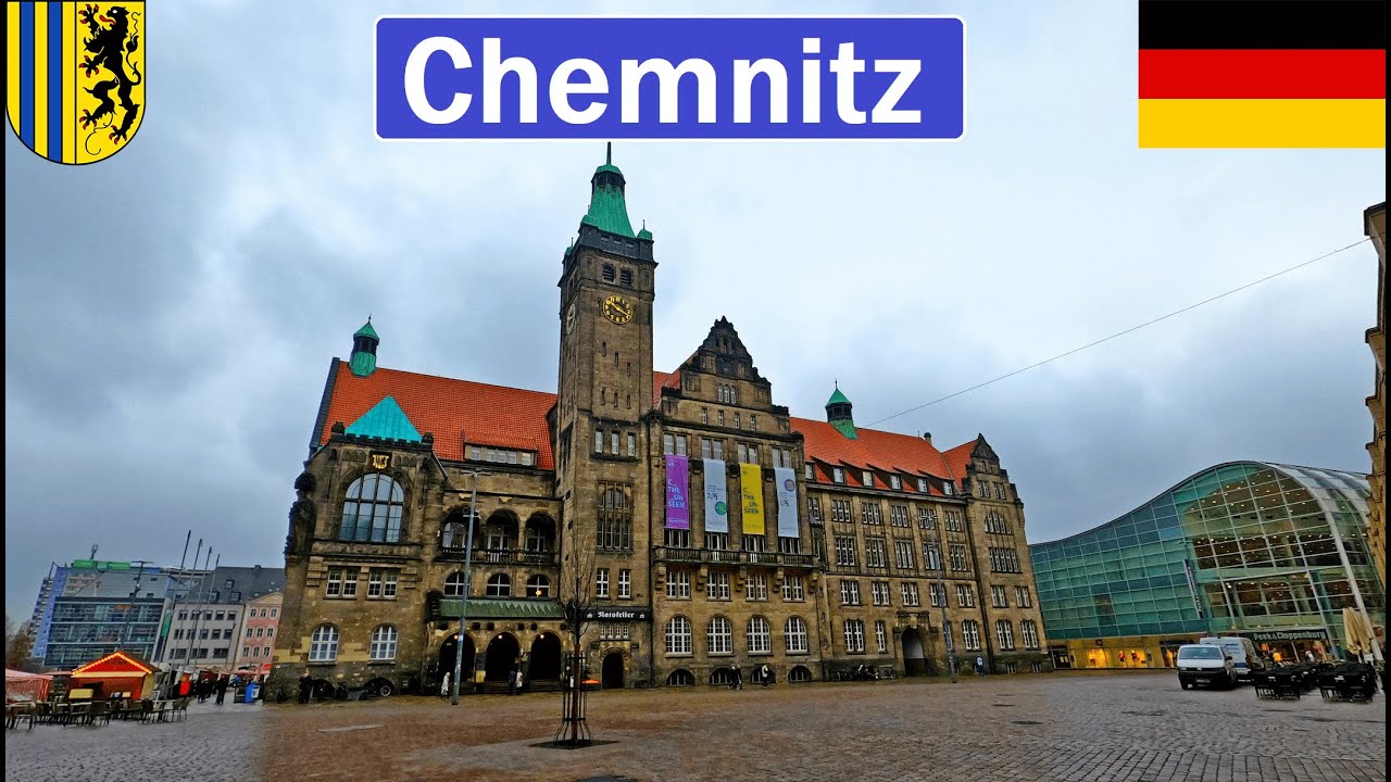 🇩🇪 Germany, Chemnitz Walking Tour 2025【4K】