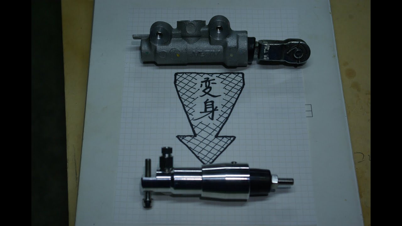 ワイヤー式 ⇒ 油圧クラッチ化　オリジナル・スレーブシリンダーを作る！！（前編）