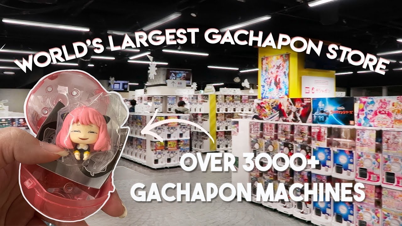 THIS IS THE WORLD'S LARGEST GACHAPON STORE IN JAPAN 🇯🇵