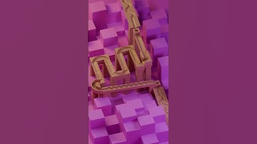 3D Marble Loop 3 #blender3d #marble #loop