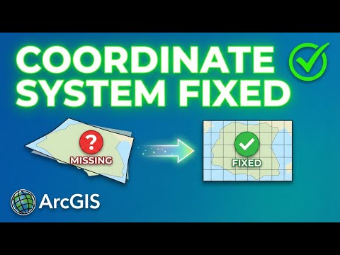 Do this to Add a Coordinate System to a Shapefile in ArcGIS Pro - YouTube