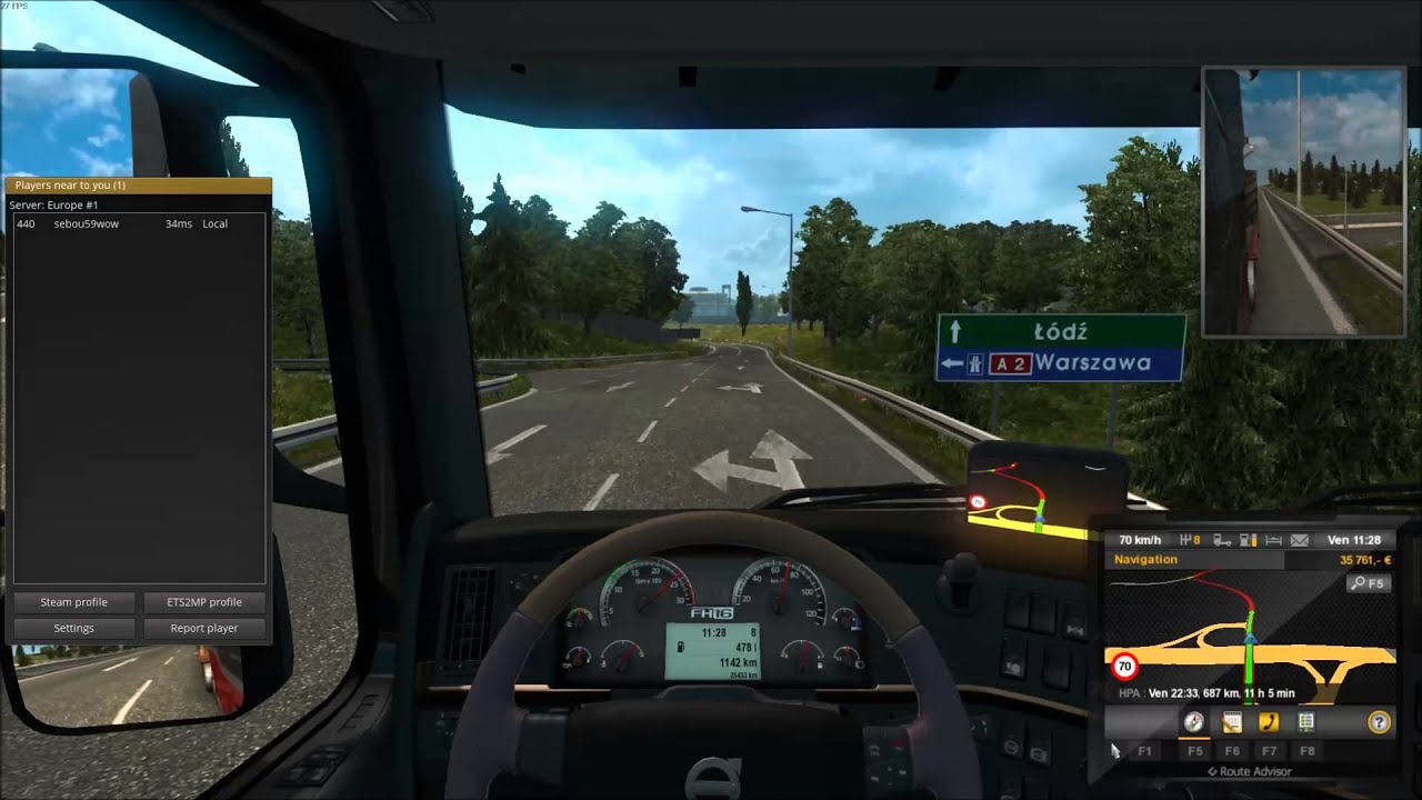Euro Truck Simulator 2 en multijoueur - YouTube