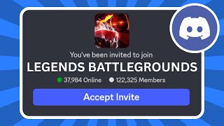 How to Join Roblox Legends Battlegrounds Discord Server
