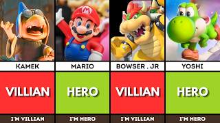 Every Super Mario Character: Villain or Hero?